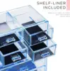 Clear Cosmetic Makeup Organizer - Make Up & Jewelry Storage, Case & Display - Spacious Design 6