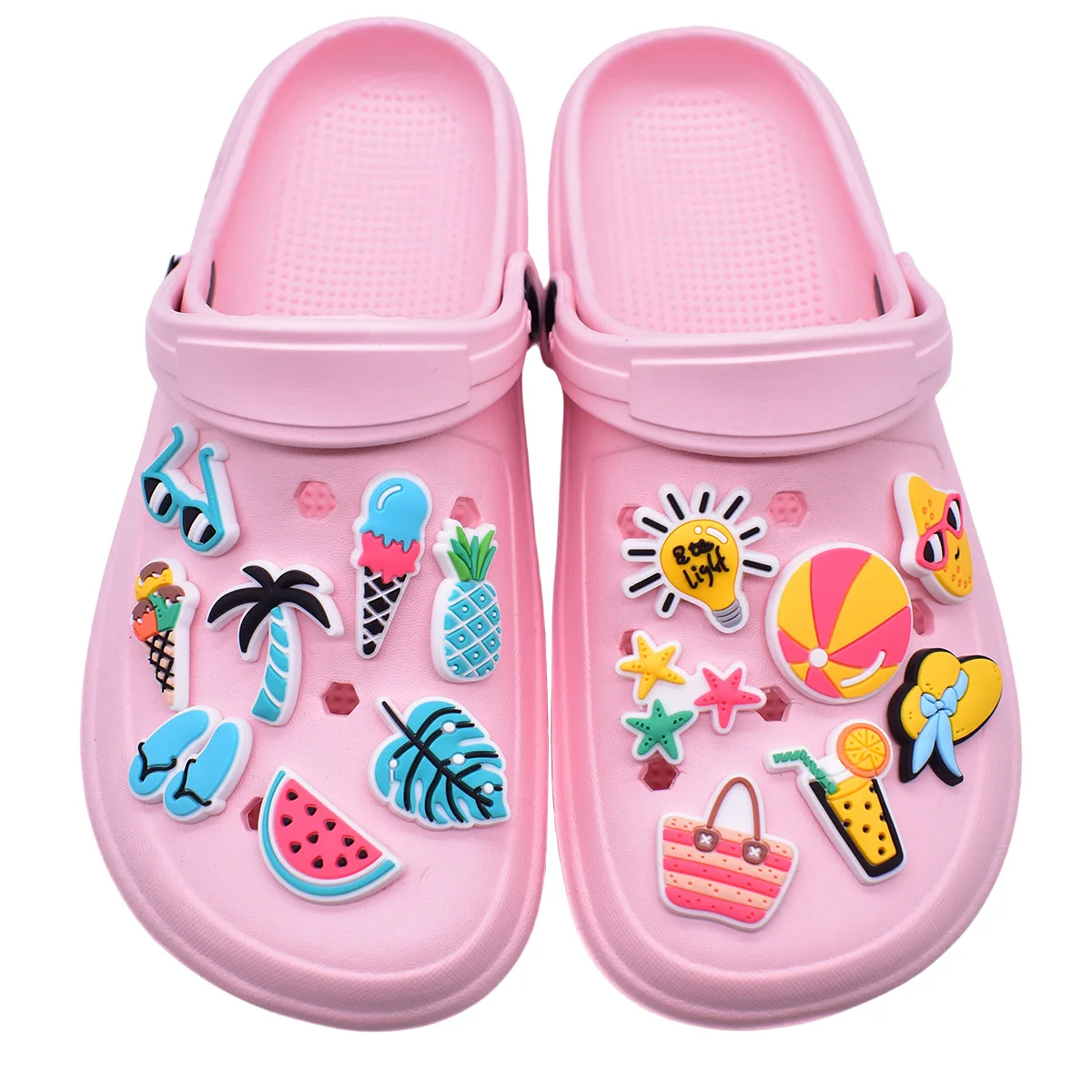Summer Drink Ice Cream Shoe Charms for Crocs Accessories Clogs