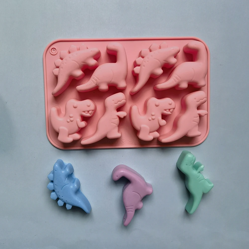 3D Dinosaur Molds Silicone DIY Aromatherapy Plaster Candle Ornaments Soap  Craft Mold Reusable Chocolate Candy Mould Home Decor - AliExpress