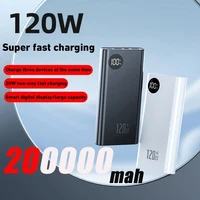 200000mah Ultralarge Capacity 120w Power Bank Super Fast Charging For Mobile Power External Battery For Iphone.jpg
