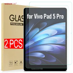 Full HD Tempered Glass Screen Protector for 13 - inch Tablet, Scratch Proof Film Protective Cover, 2 - Pack (2P - VIVO Pad 5 Pro)