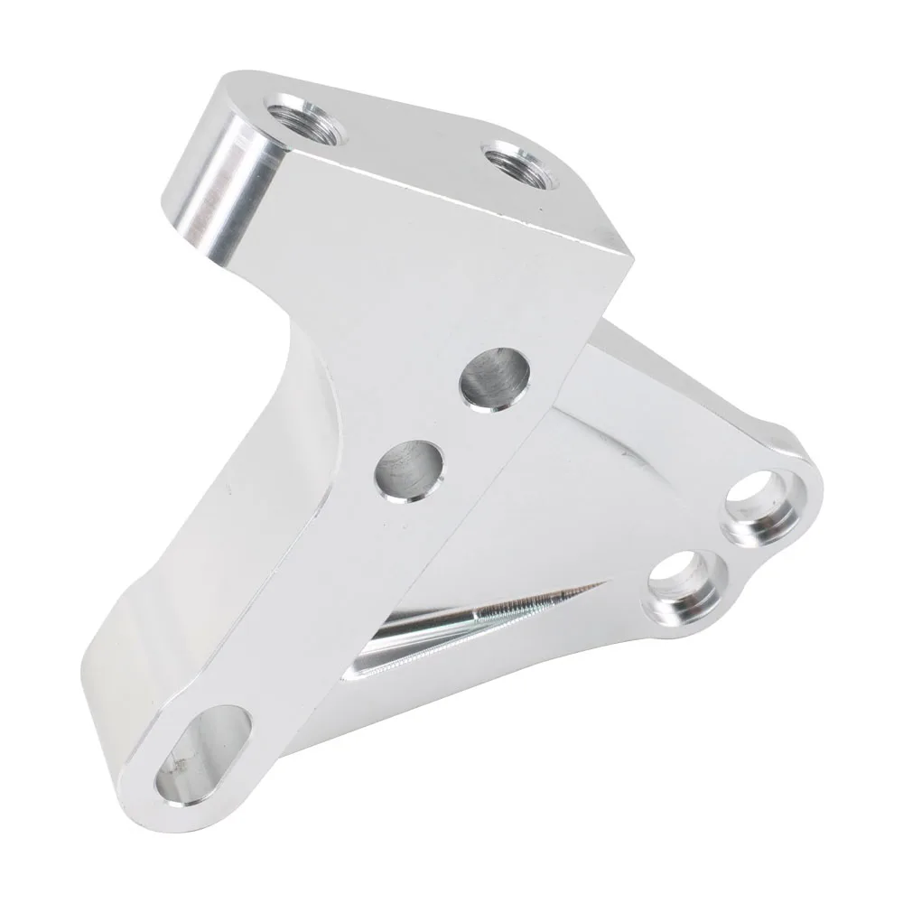 Фото Крепежный кронштейн для блока двигателя Honda K-Series K20A K24A K20Z K24Z, серебристо-черный №4