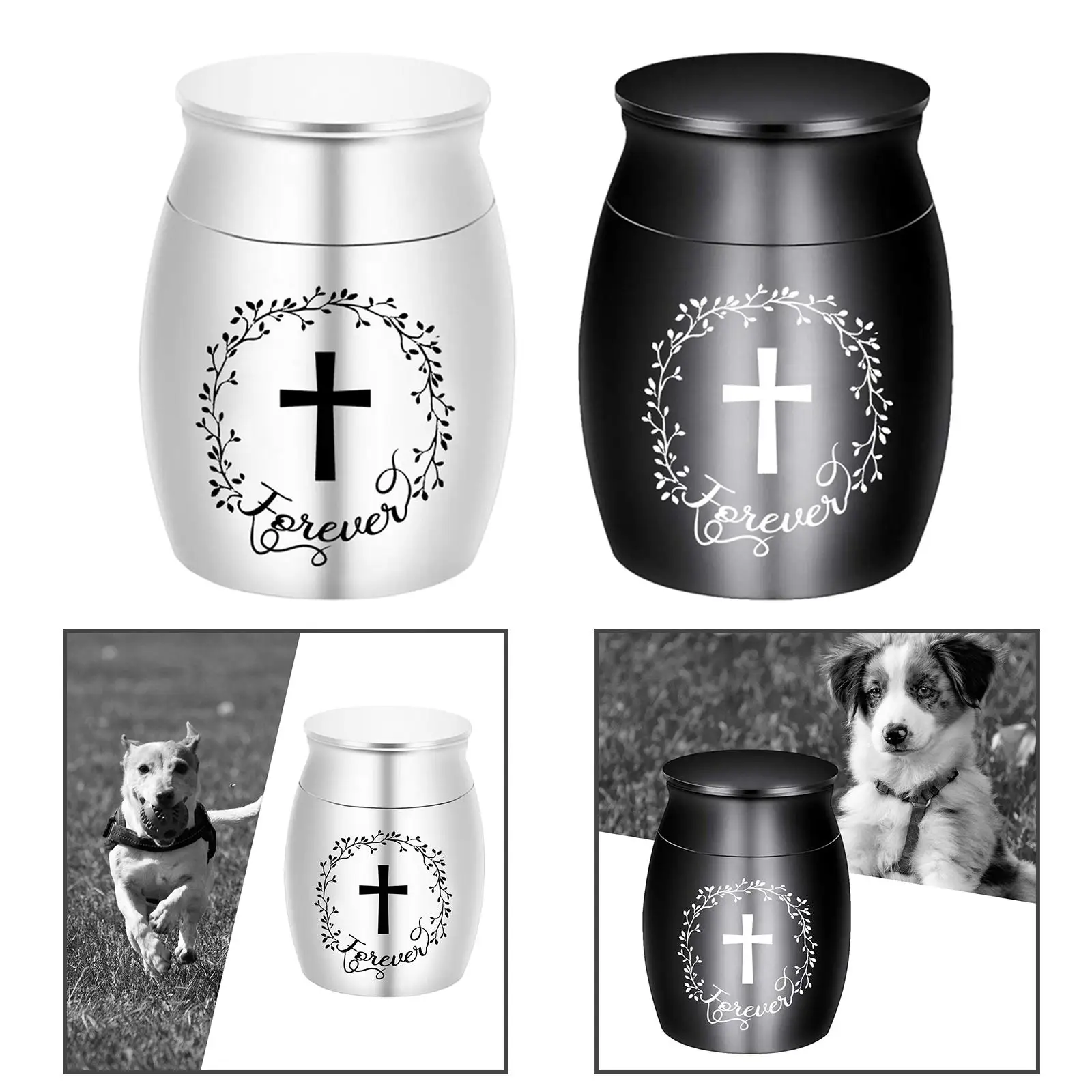 Memorial Pets Urn Mini Urns Dogs Decorative Urns Memorial Ash Holder Keepsake for Kitten Small Animals Bunny Cats Rabbit