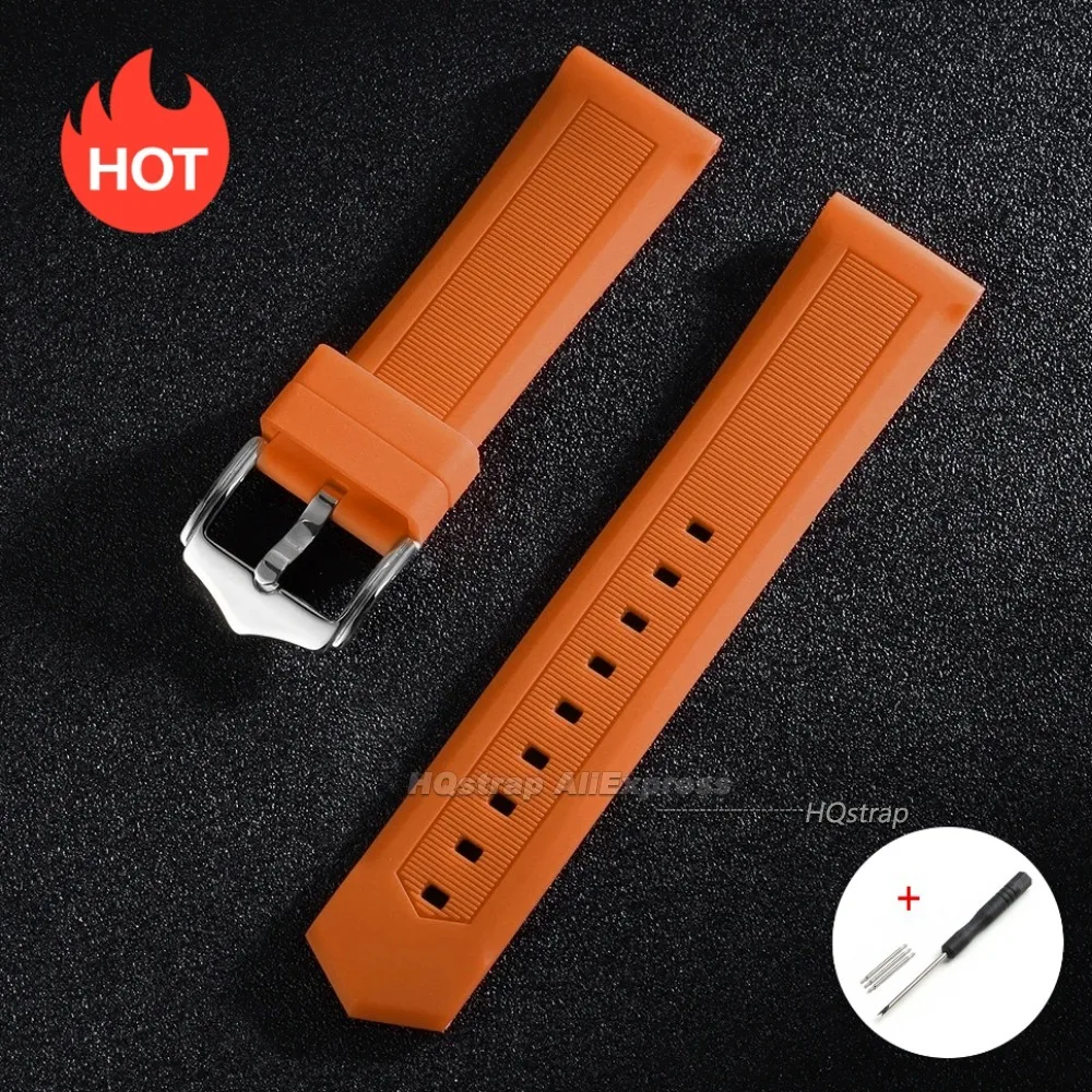Universal Sport Silicone Watch Strap | Soft Waterproof Wristband Accessories