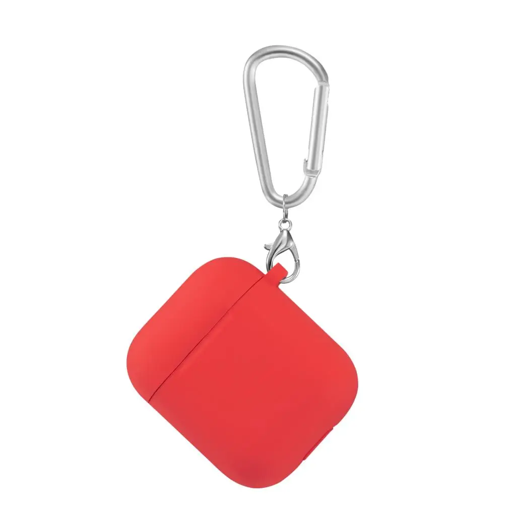 Soft Silicone Protective Earphone Case with Keychain Accessories