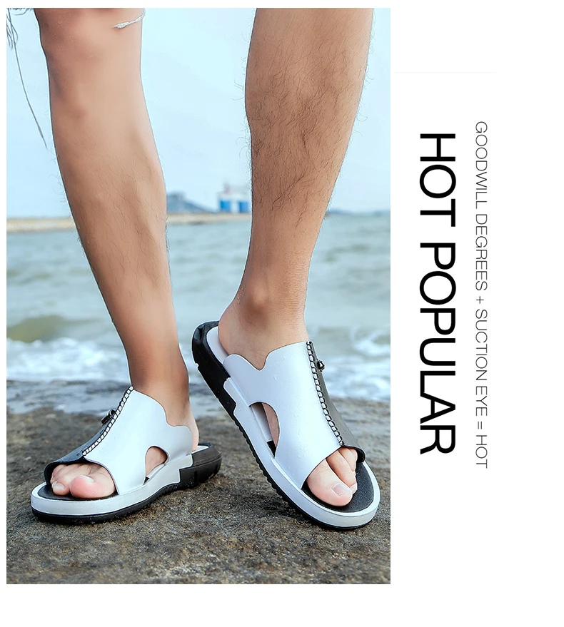 2024 Summer Men Shoes Sandals Original Comfortable Slip-on Casual Sandal Fashion Shoes Men Slippers Zapatillas Hombre Size 38-47 S3690b8f02a2e4b279e0e9ce462df220fc