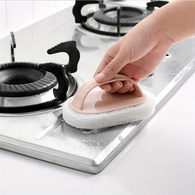 Multi-purpose Bathroom Bathtub Washbasin Cleaning Brush Toilet Kitchen Glass Wall Cleaner Sponges Brushes Cleaning Tool 4