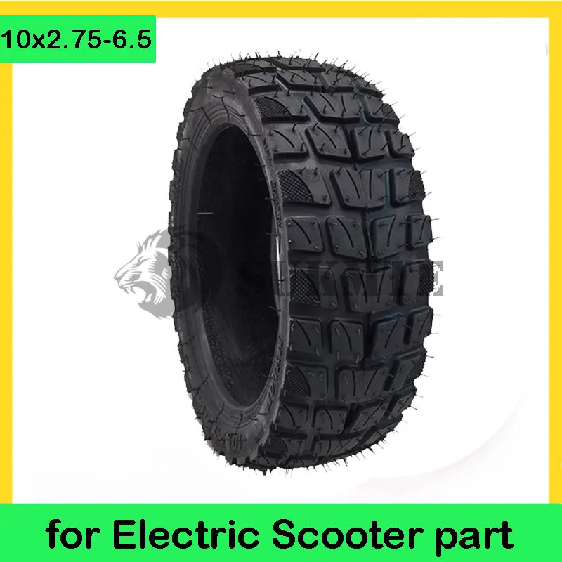 HUTSRAI Pneumatico Pieno 10x2.70-6.5 Per Carrelli E Scooter Elettrici – Gomma Antiforatura, Facile Installazione