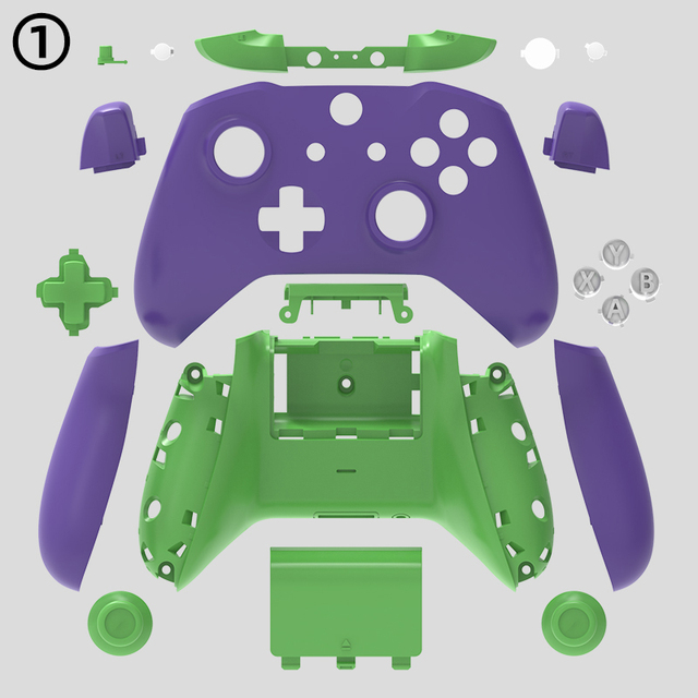 FROG Shell Button for Xbox One Slim Case Accessories Mod Kit Replacement Full Set Cover Housing For Xbox One S Controller