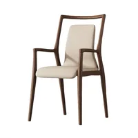 Fauteuil confortable, chaises de salle à manger, chaise de salle à manger au design moderne et relaxant, mobilier minimaliste pour salle d'attente et salle à manger 6