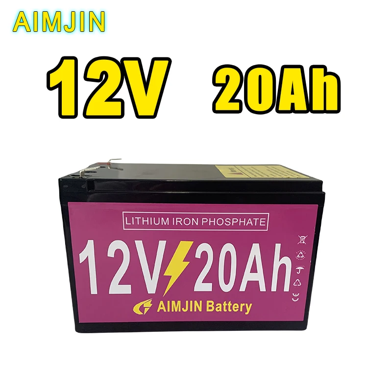 

Lithium Battery pack 12V 20Ah For Electric sprayer, children's toy car, solar street lights, emergency lights andother small equ