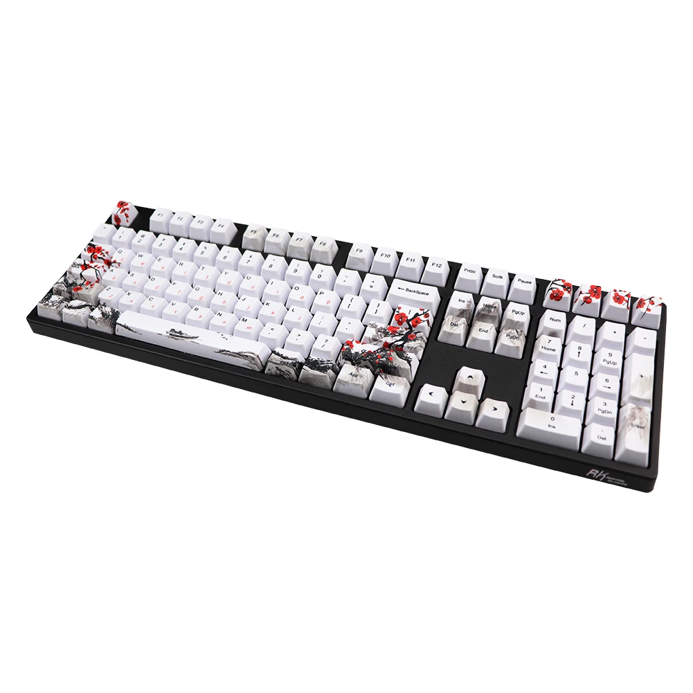 64 68 108 tampas de teclado mecânico russo japonês