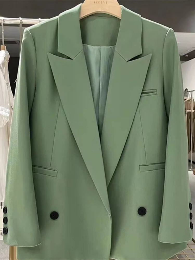 Chic Office Lady Blazer Women's Coats Spring Autumn Female Tops Street Trend Ladies Outerwear Blazers for Women Jacket Clothing