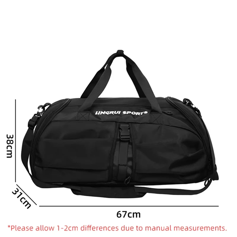 Zaino per Uomo e Donna Adatto per Viaggi, Turismo, Escursionismo, Campeggio, Palestra, Fitness con Tasca per Scarpe, Borsa da Esterno - immagine 6