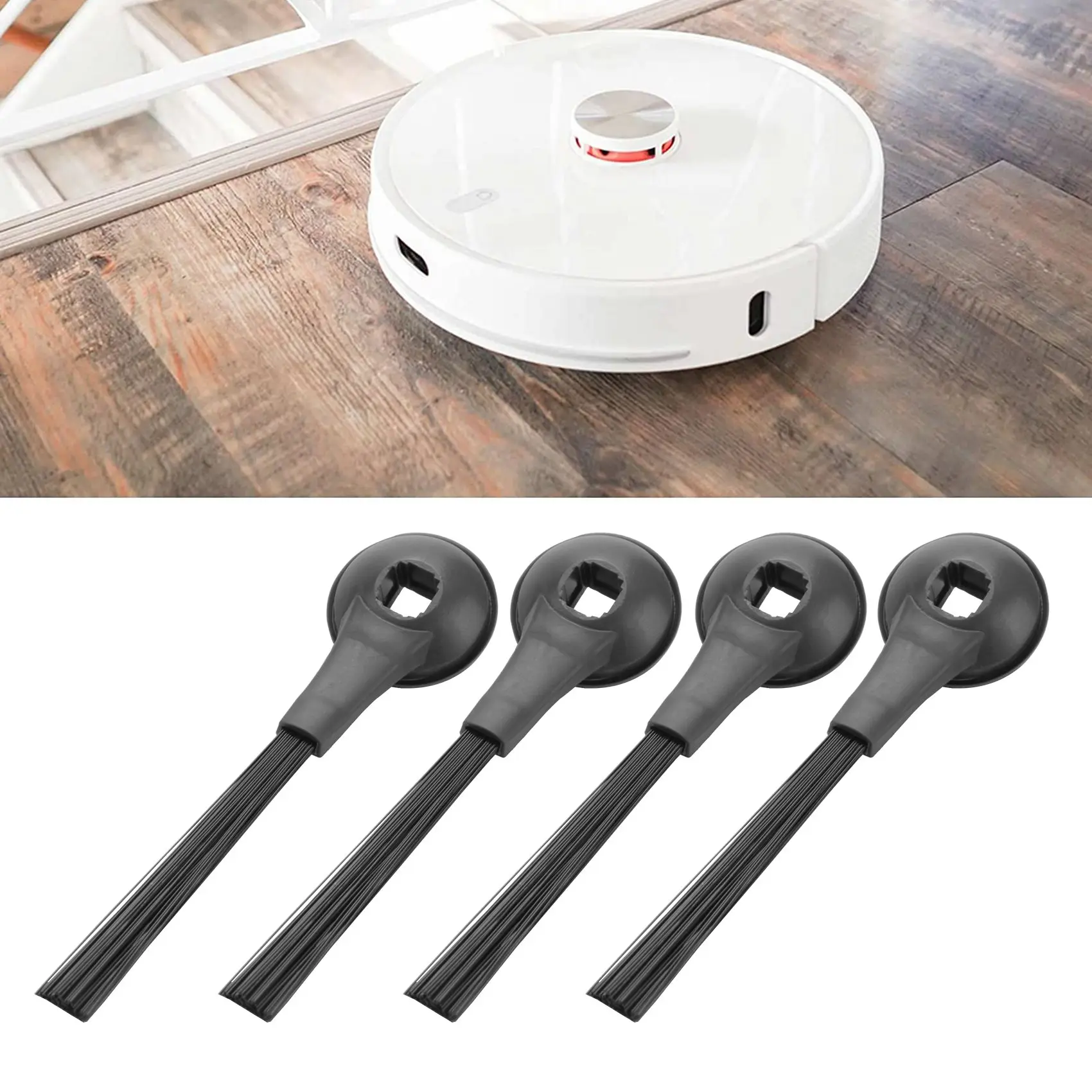 6 Spazzole Laterali Di Ricambio Per Robot Aspirapolvere Shark IQ R101AE (RV1001AE) E R101 (RV1001) - 2