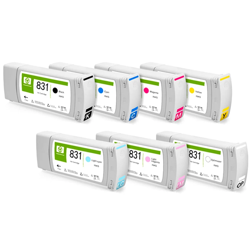 HP 831 교체 잉크 카트리지와 호환, HP 라텍스 110 115 310 315 330 335 360 365 370 560 570 L360 L365 L330