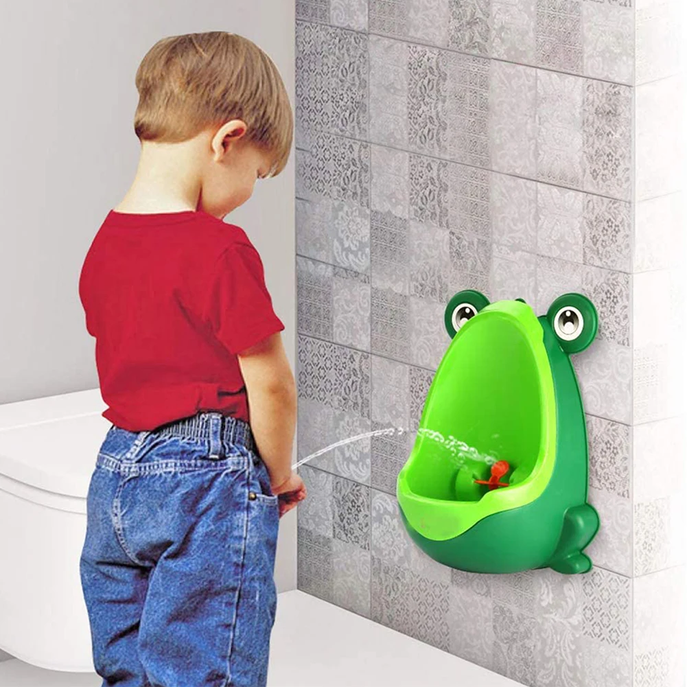Frog Baby Boys Children Standing Potty Wall-Mounted Kids Toilet Training Urinal 2