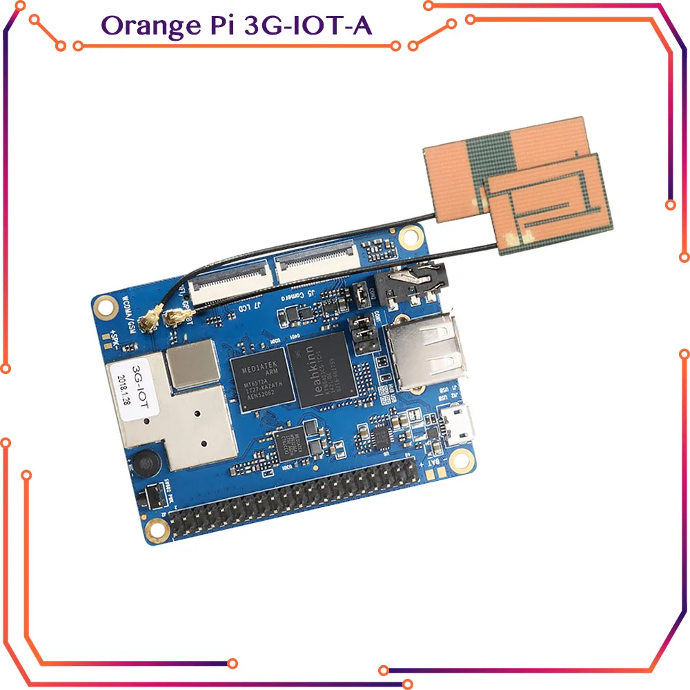 

Orange Pi 3G-IOT-A 256MB Cortex-A7 512MB EMMC Support 3G SIM Card Bluetooth Android4.4 mini PC