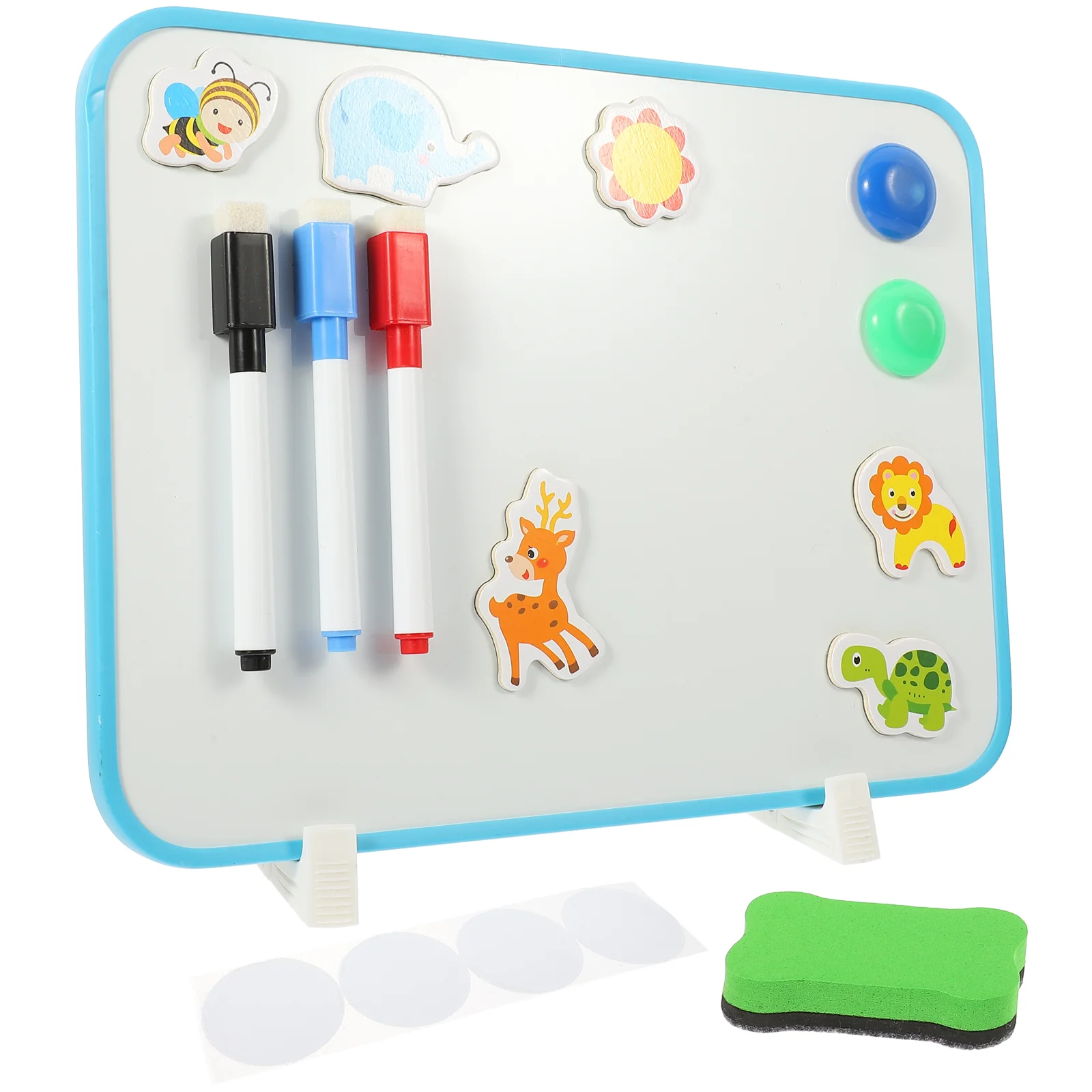 1 Set Desktop Kids Household Tabletop Whiteboard White