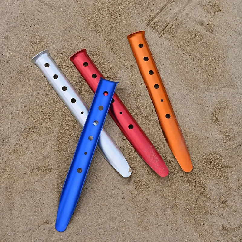 10-Piece Aluminum U-Shaped Tent Stakes