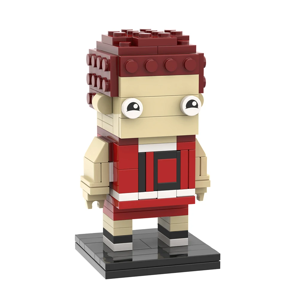 MOC Slum Dunk Bricks Anime Figure Shohoku Basketball Team Compatible Building Blocks Toys For Children Adult Friends