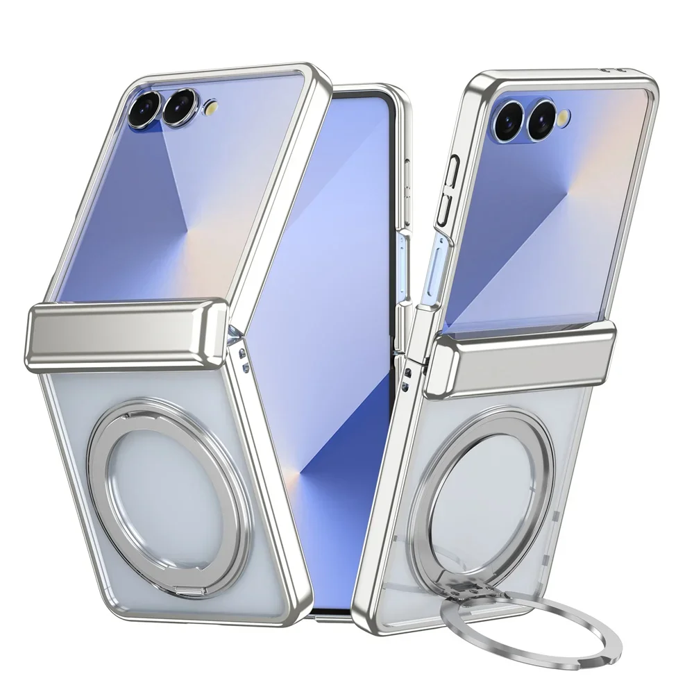 Magsafe Magnetic Transparent Phone Case with Hinge Protection
