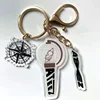 KPOP TWICE EXO Ateez Creative Three-Piece Keyring Acrylic Keychain Three Piece Set Pendant Accessories For Fans Gifts 3