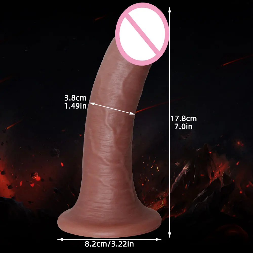 Adult Supplies Sex Toy Realistic Soft Silicone Dildo Suction Cup Male Artificial Penis Dick Woman Masturbator sex toys