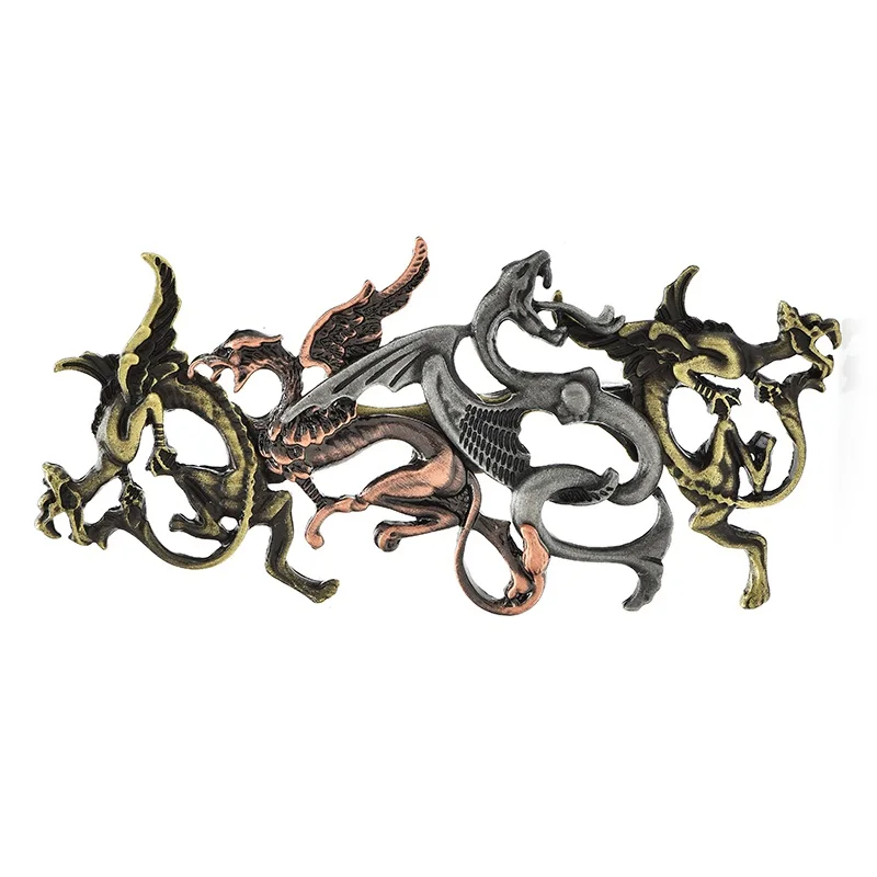 Wuli & Baby Vintage Flying Dragons Spille Per Le Donne Unisex Designer Elves Animal Party Spilla Casual Spille Regali