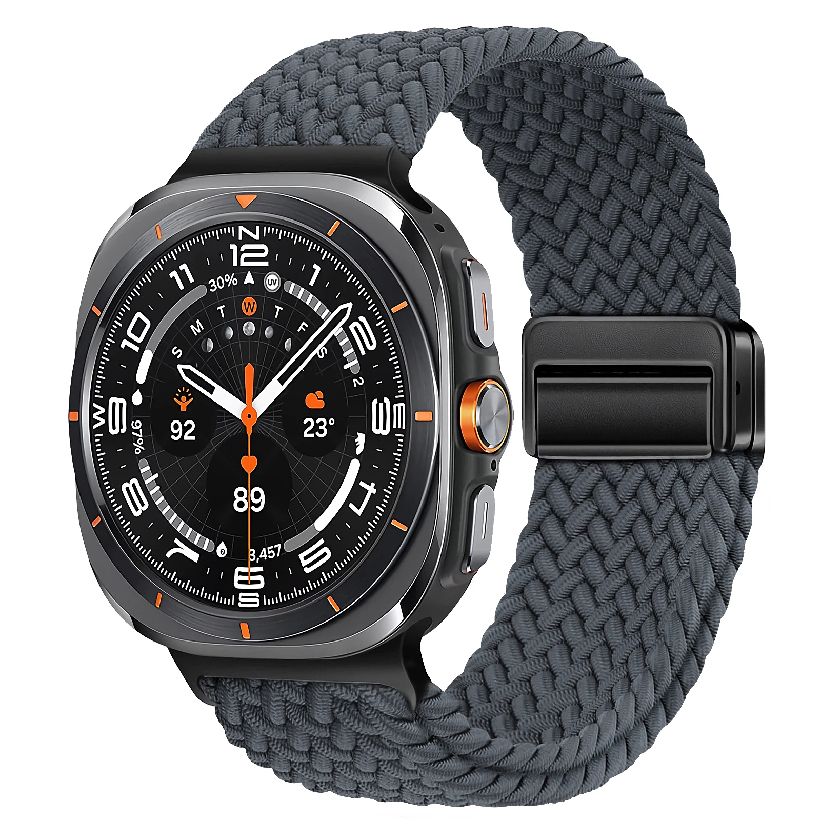 Magnetic Nylon Braided Wrist Strap Bracelet