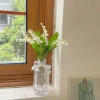 1pc Nordic Creative Transparent Vases for Plant Bottle Flower Pot Hydroponic Terrarium Arrangement Container Flower Table Vase - Image 2