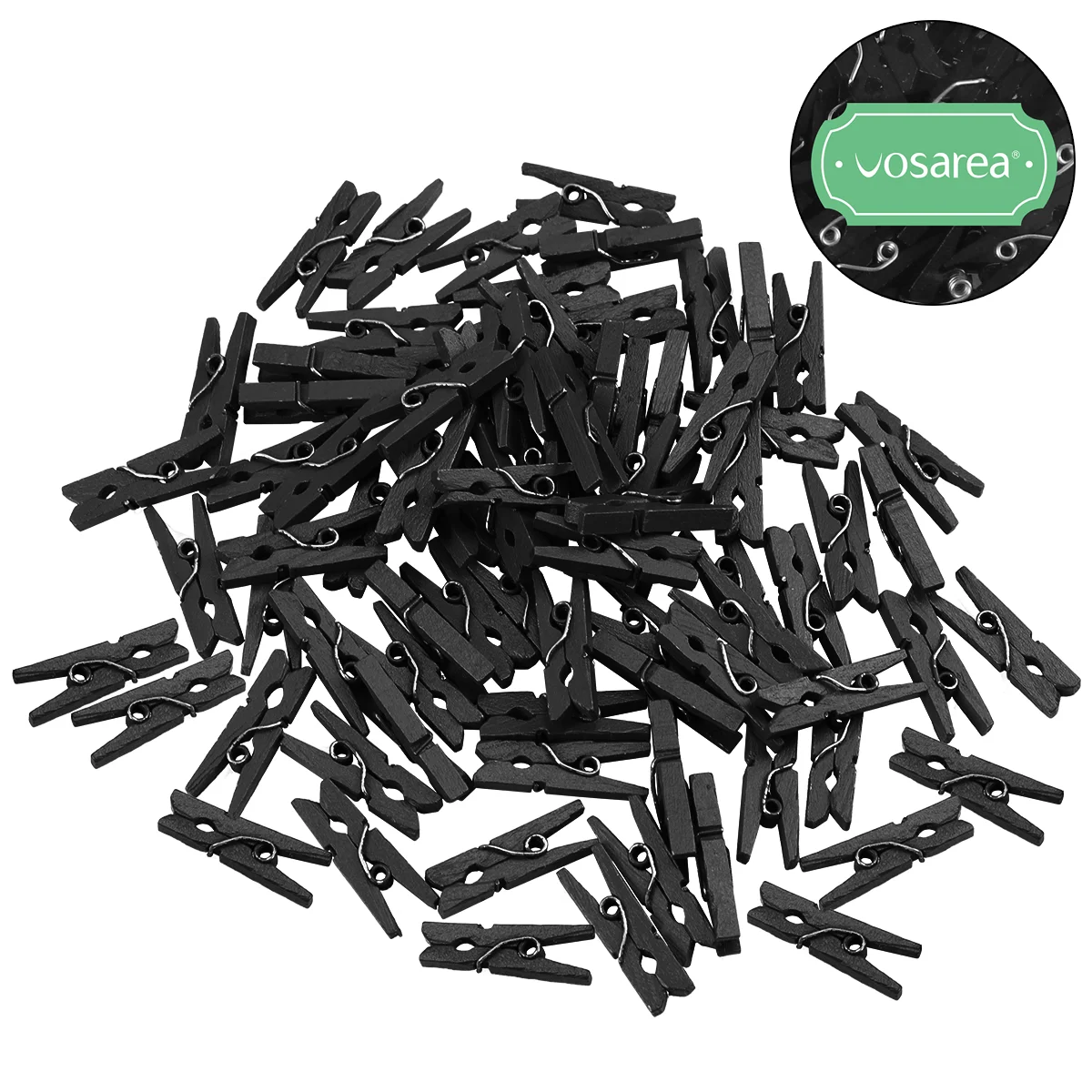 100pcs Wooden Clothespins Small Picture Clips Photo Paper Peg Pin for Crafts Decoration Hanging Photo