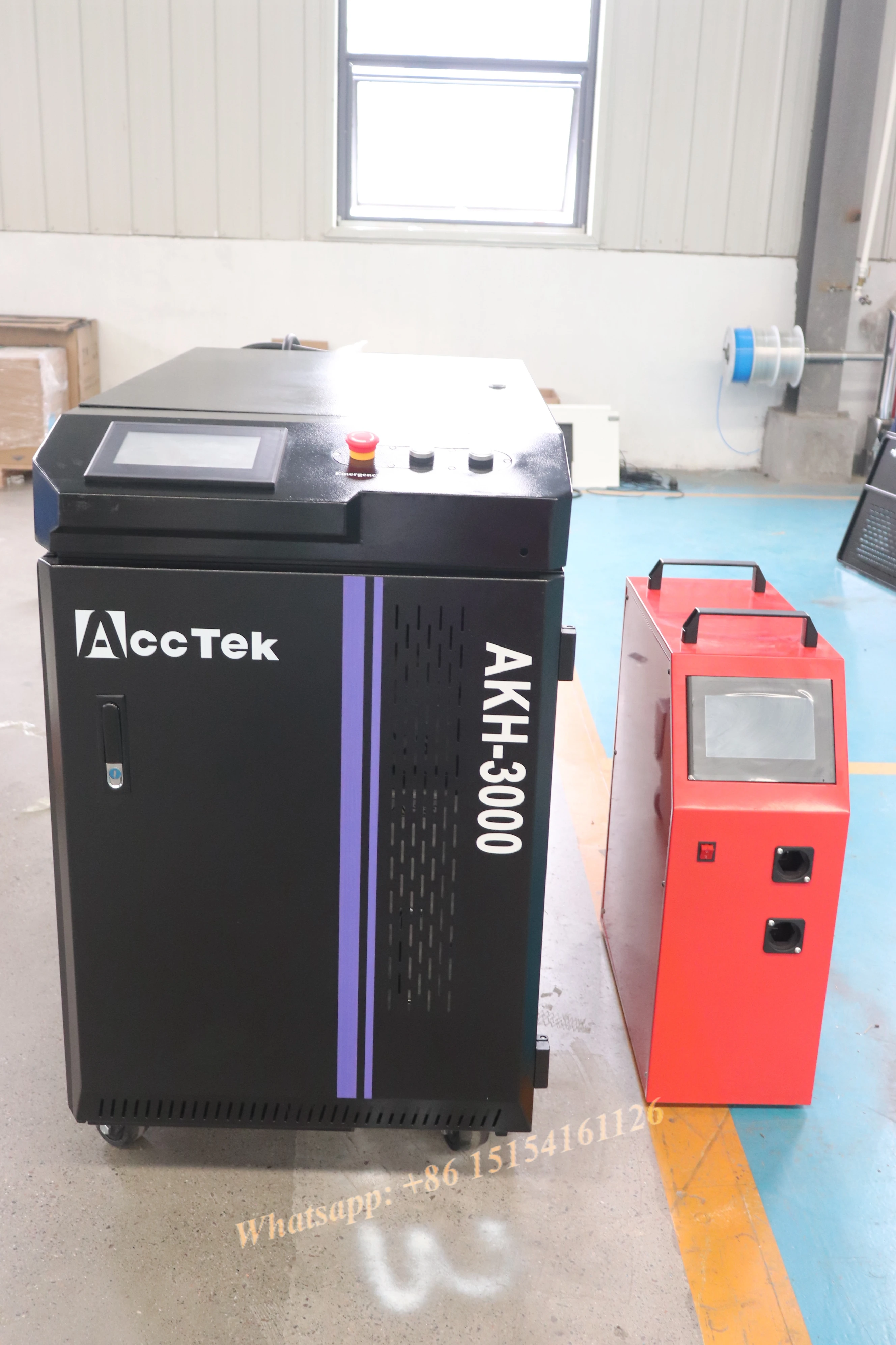 

3000W Laser Welder with Dual Wire Feeding, Firmer and Thicker Weld, 8 mm Width Welding Gap, 8mm Welding Thickness, Handheld Tool