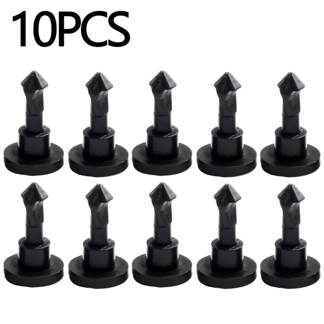 Set Of 6 Engine Compartment Trim Clip Fasteners – Fits Porsche Cayenne – WHT-004-750 – Nylon