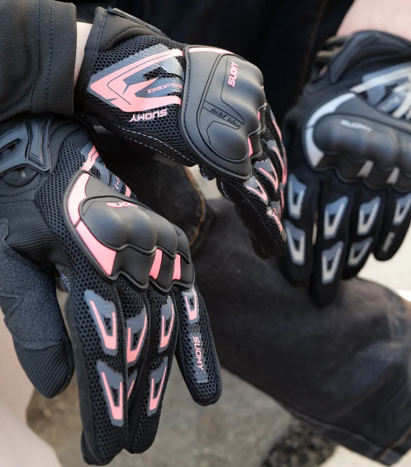 Nuovo Arrivo Suomy Su-11 Guanti Da Moto Summer Mesh Traspirante Motocross Guantes Moto Uomo Donna Touch Screen