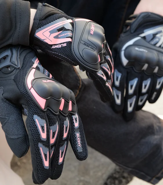 Suomy-Guantes de Motocross para hombre y mujer, manoplas transpirables de  malla para Motocross, con pantalla táctil, para verano, SU-11 - AliExpress