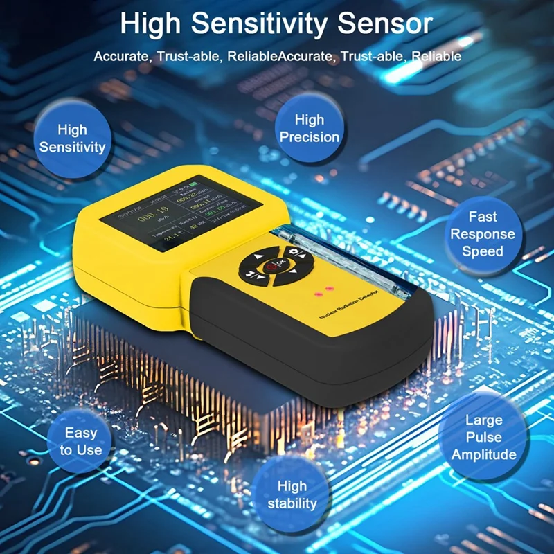 Professional Nuclear Radiation Detector Geiger Counter Radiation Detector &Beta; Y X-Ray Gamma,