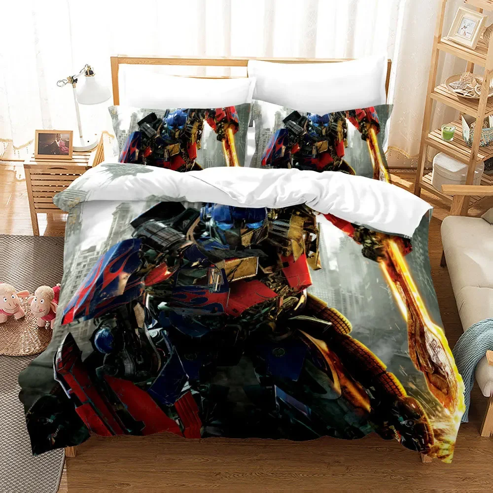 Transformers Movie 3D Printed Comforter Cover / Duvet Cover Set Twin Full Queen King Size Bedding Set Bed Linens Bedclothes Gift