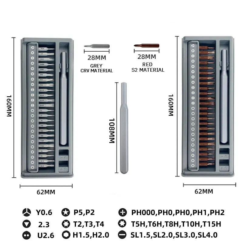 Portable Multifunctional Screwdriver Set for Phone Repair