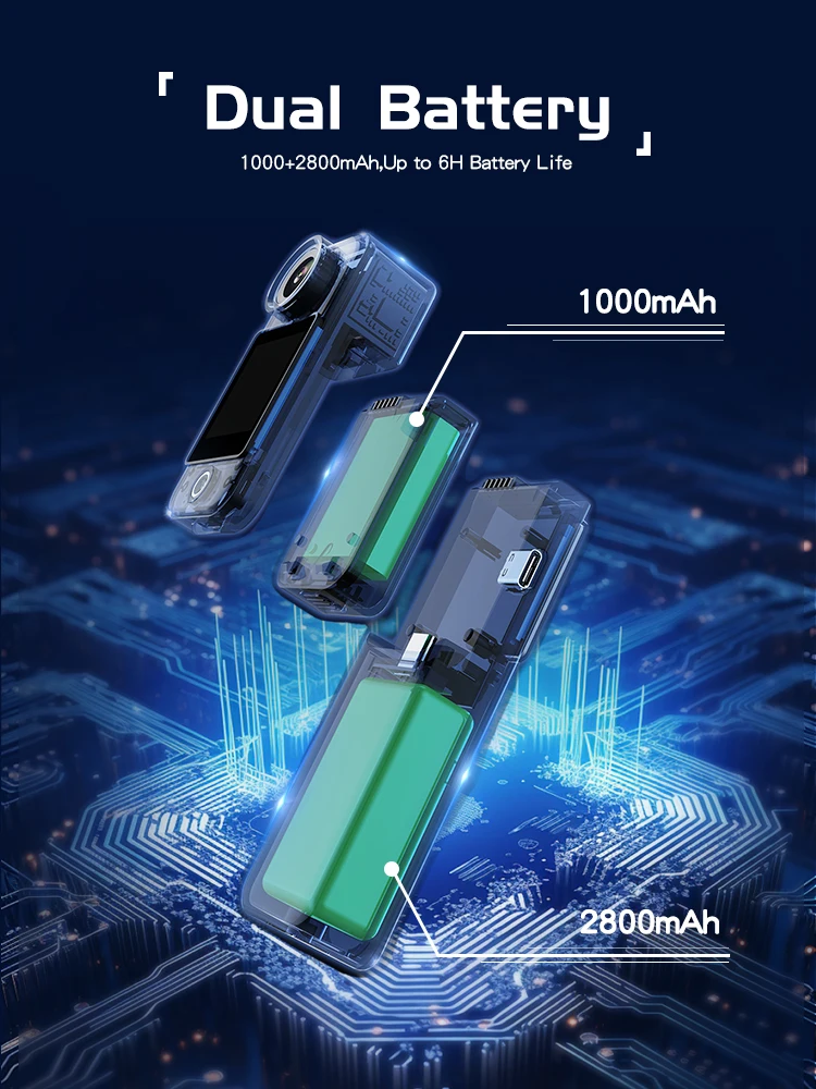 SJCAM C300 Pocket Action Camera 4K FHD Long Battery Life Video 30M Waterproof 5G WiFi Sport