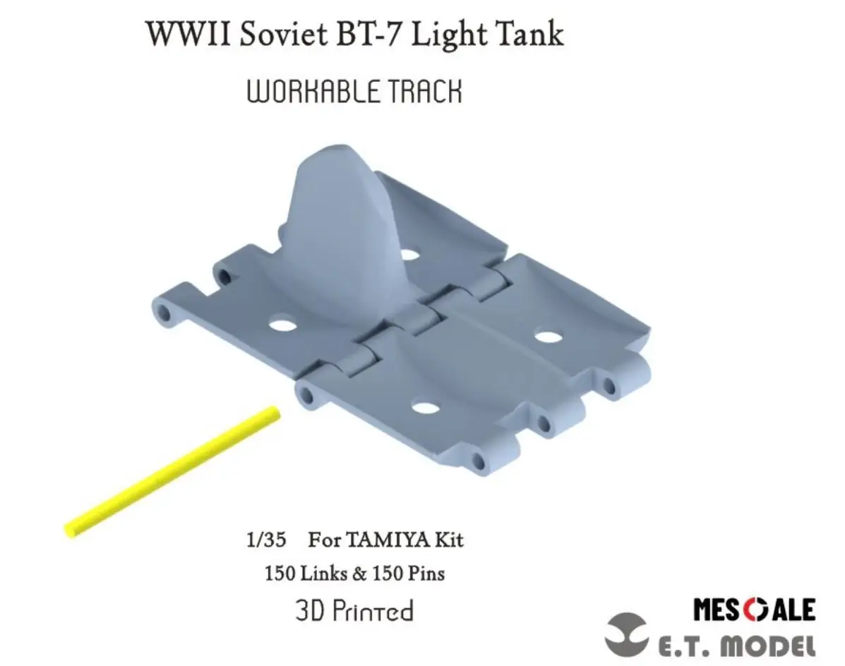 

ET MODEL P35-025 1/35 WWII Soviet BT-7 Light Tank Workable Track