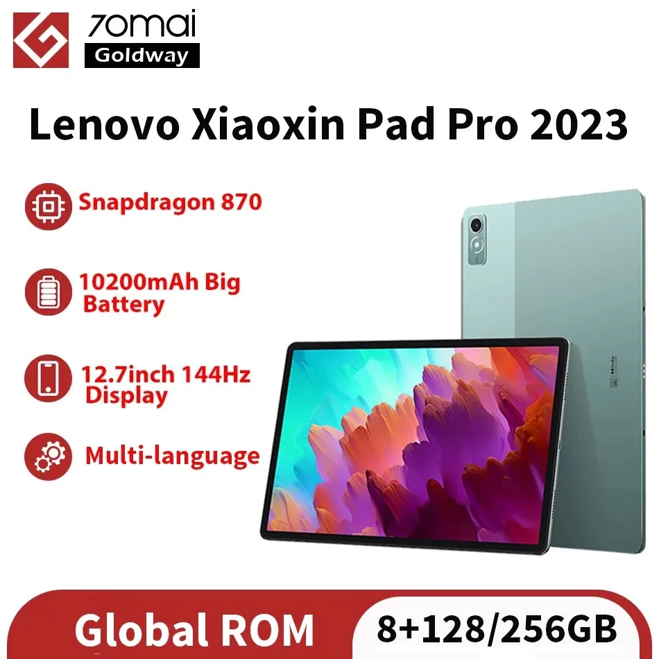 Global Firmware Lenovo Xiaoxin Pad Pro 8GB 128GB/256GB Snapdragon 