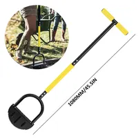 Serrated Grass Saw Cutter With T-Grip Half Moon Manual Lawn Edger Multifunctional Reinforced Gardening for Courtyards Driveways 2