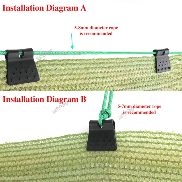 50/100Db Napsütéses Nettó Klipek Pillangó Típusú Üvegházhatású Film Klip Kerti Mezőgazdasági Szerszámok Elleni Hálóellenes Horog - Image 3