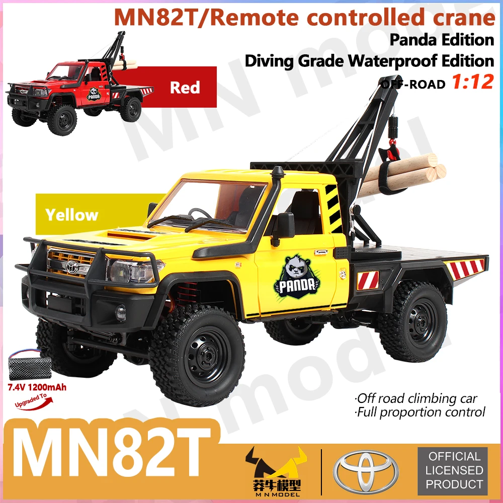 Nylon Metal 1:12 Scale RC Off Road Truck Toy with Controllable Headlights