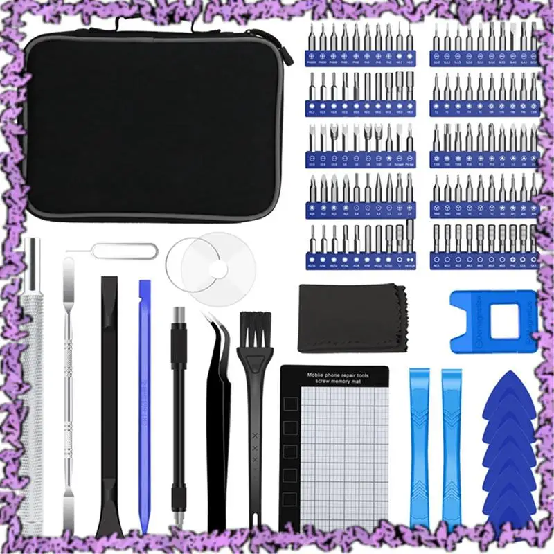 SCLL-120-In-1 다기능 스크루 드라이버 세트 휴대 전화 수리 가정용 도구 장난감 모델 분해 및 조립 도구 키트