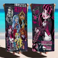 M-Monster Cartoon High Beach Towel Cartoon Cute Summer Kid Large Bath Pool Beach Towel Microfiber Absorbent For Swimming Travel 1