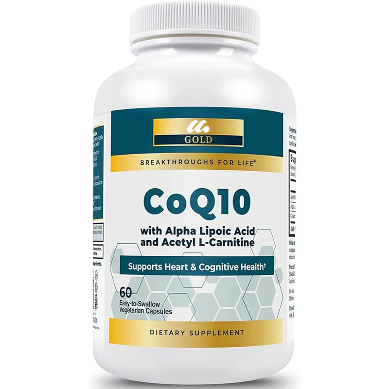 CoQ10+Alpha Lipoic Acid+Acetyl-L-carnitine HCl Heart and Cognitive Health 60 capsules