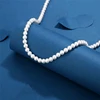 Pearl Necklace Men Simple Handmade Strand Bead Necklace 2026 New Trendy Men Jewelry for Women Girls Wedding Banquet Necklaces