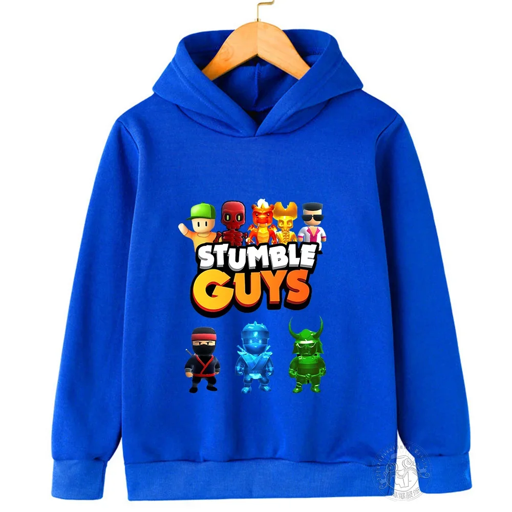 Description Picture 4 of item2024 Hoodie Children's Harajuku Games Sweatshirt Boys Girls Original Cartoon Character Print Tops Children's Clothing